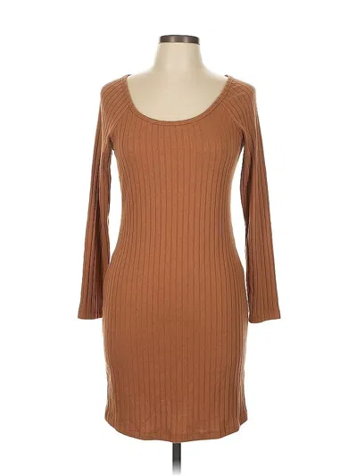 Pre-owned Old Navy Casual Dress In Brown