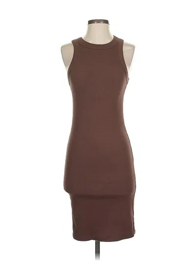Pre-owned Old Navy Casual Dress In Brown