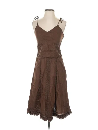 Pre-owned Old Navy Casual Dress In Brown