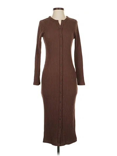 Pre-owned Old Navy Casual Dress In Brown