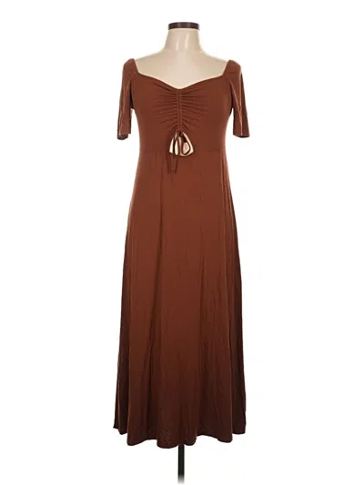 Pre-owned Old Navy Casual Dress In Brown