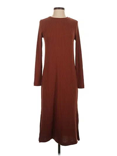 Pre-owned Old Navy Casual Dress In Brown
