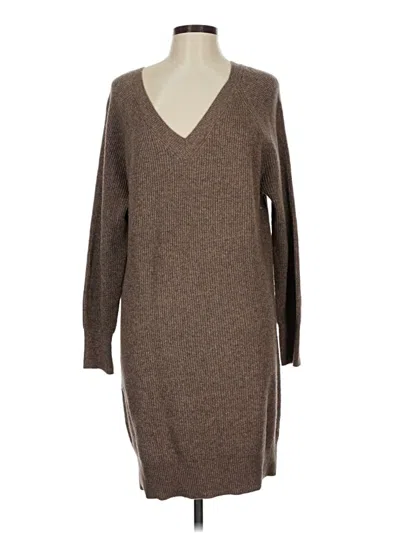 Pre-owned Old Navy Casual Dress In Brown