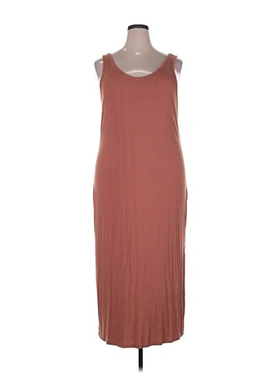 Pre-owned Old Navy Casual Dress In Brown