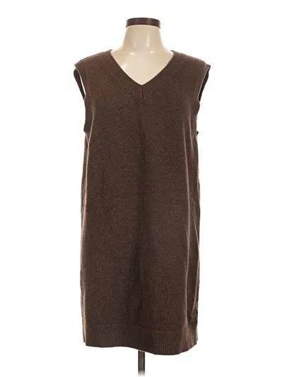 Pre-owned Old Navy Casual Dress In Brown