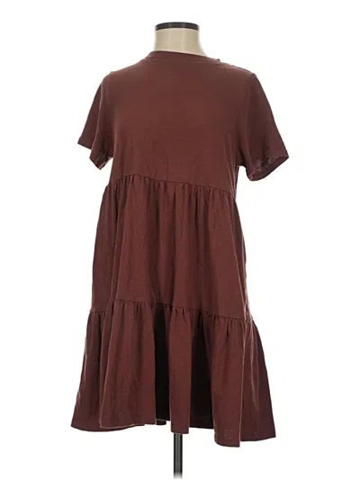 Pre-owned Old Navy Casual Dress In Brown