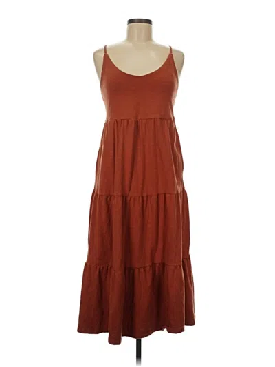 Pre-owned Old Navy Casual Dress In Brown