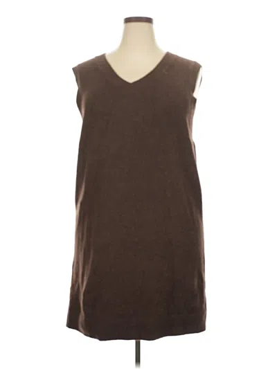 Pre-owned Old Navy Casual Dress In Brown