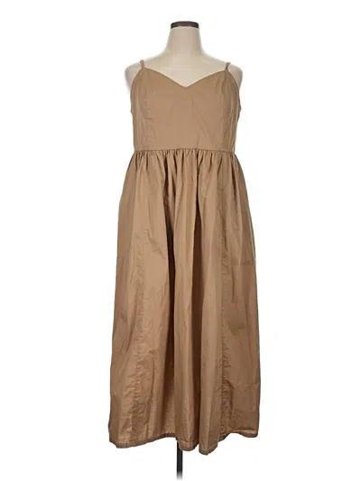 Pre-owned Old Navy Casual Dress In Brown