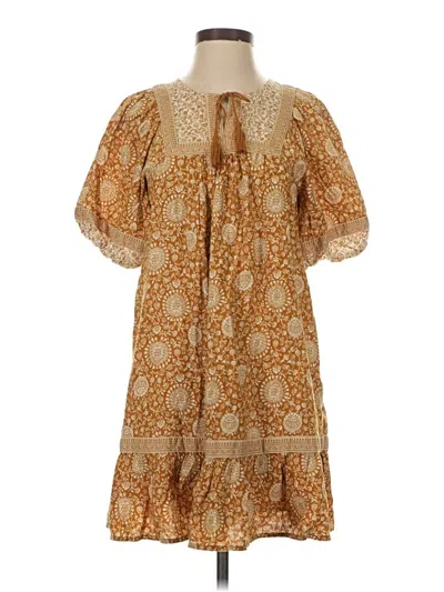 Pre-owned Old Navy Casual Dress In Brown