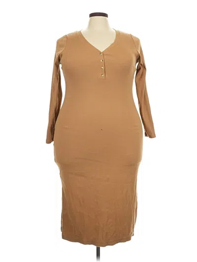 Pre-owned Old Navy Casual Dress In Brown