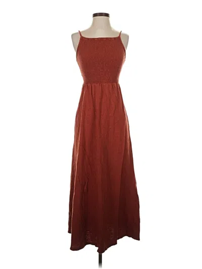 Pre-owned Old Navy Casual Dress In Brown
