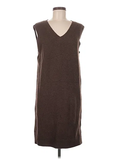 Pre-owned Old Navy Casual Dress In Brown