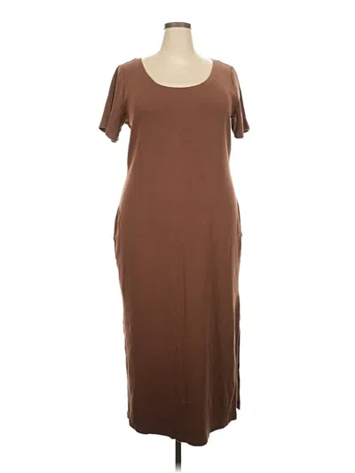 Pre-owned Old Navy Casual Dress In Brown