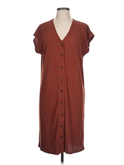 Pre-owned Old Navy Casual Dress In Brown