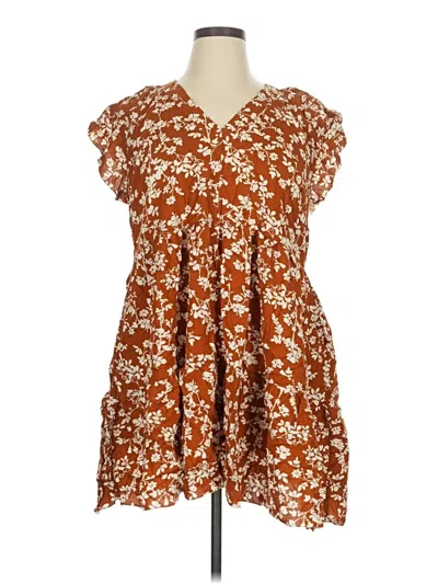 Pre-owned Old Navy Casual Dress In Brown