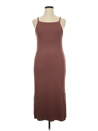 Pre-owned Old Navy Casual Dress In Brown