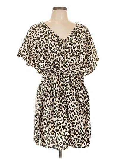 Pre-owned Old Navy Casual Dress In Brown