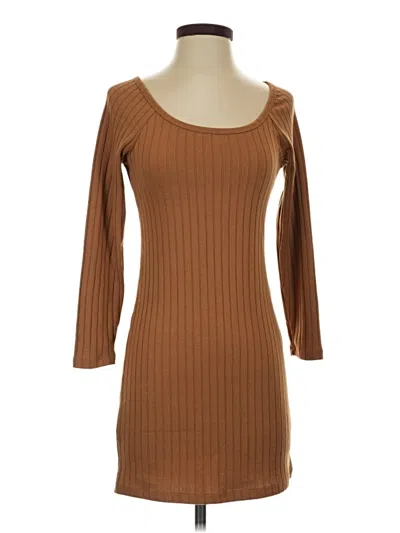 Pre-owned Old Navy Casual Dress In Brown