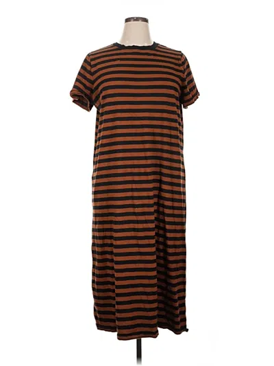 Pre-owned Old Navy Casual Dress In Brown