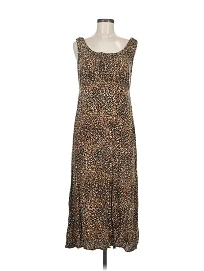 Pre-owned Old Navy Casual Dress In Brown