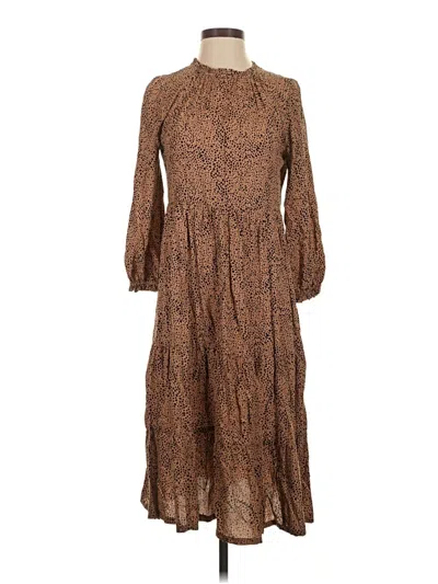 Pre-owned Old Navy Casual Dress In Brown