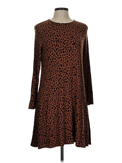 Pre-owned Old Navy Casual Dress In Brown