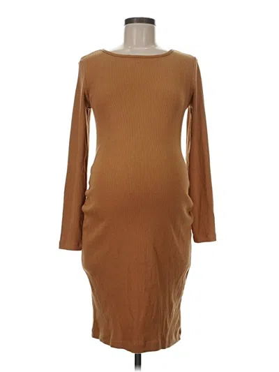 Pre-owned Old Navy Casual Dress In Brown