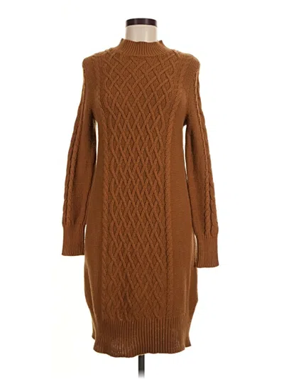 Pre-owned Old Navy Casual Dress In Brown