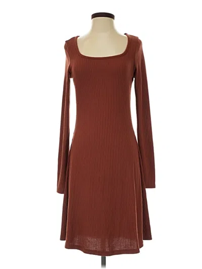 Pre-owned Old Navy Casual Dress In Brown