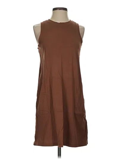 Pre-owned Old Navy Casual Dress In Brown