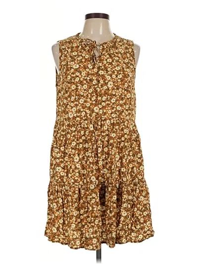 Pre-owned Old Navy Casual Dress In Brown