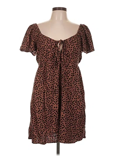 Pre-owned Old Navy Casual Dress In Brown