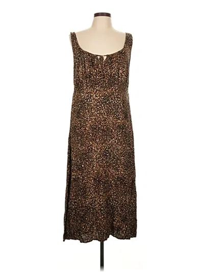 Pre-owned Old Navy Casual Dress In Brown