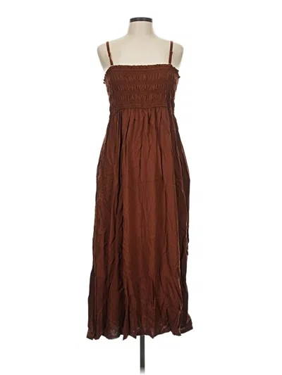 Pre-owned Old Navy Casual Dress In Brown