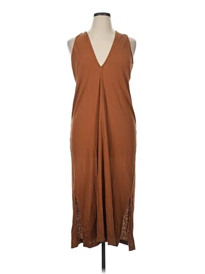 Pre-owned Old Navy Casual Dress In Brown