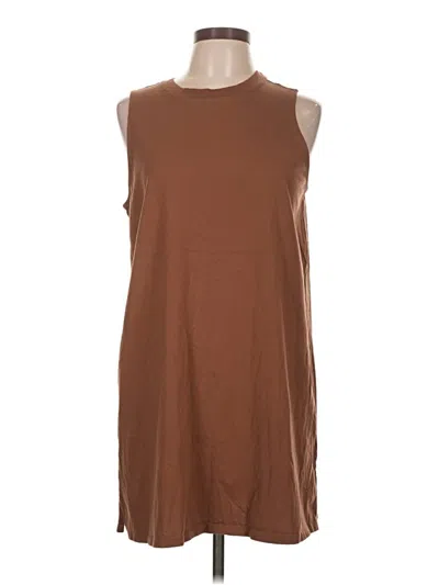 Pre-owned Old Navy Casual Dress In Brown
