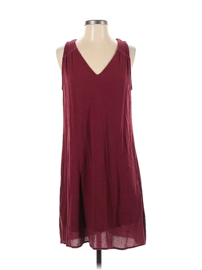 Pre-owned Old Navy Casual Dress In Burgundy
