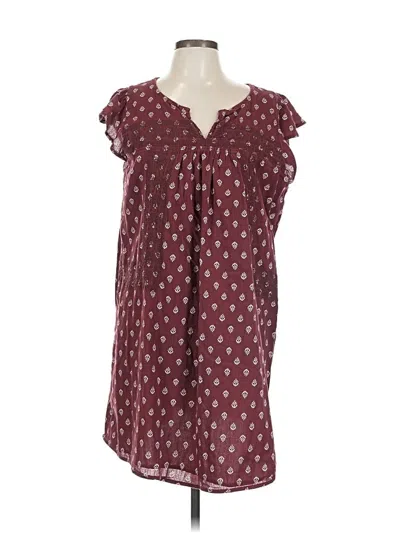 Pre-owned Old Navy Casual Dress In Burgundy