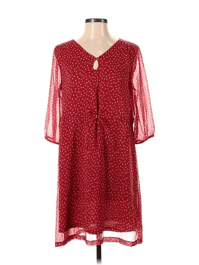 Pre-owned Old Navy Casual Dress In Burgundy