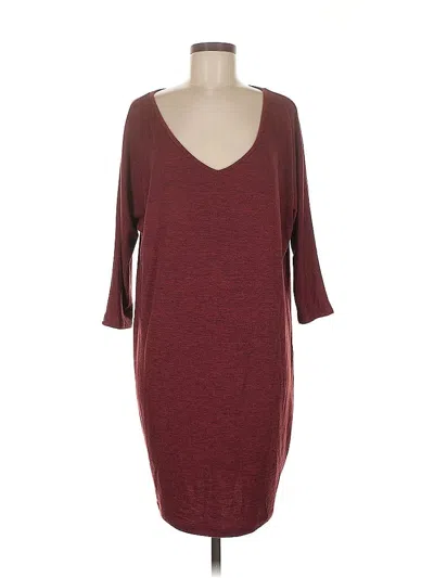 Pre-owned Old Navy Casual Dress In Burgundy