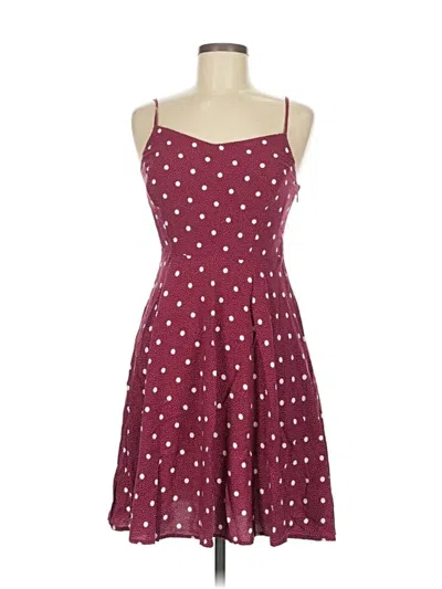 Pre-owned Old Navy Casual Dress In Burgundy