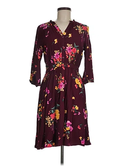 Pre-owned Old Navy Casual Dress In Burgundy