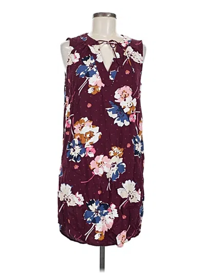 Pre-owned Old Navy Casual Dress In Burgundy