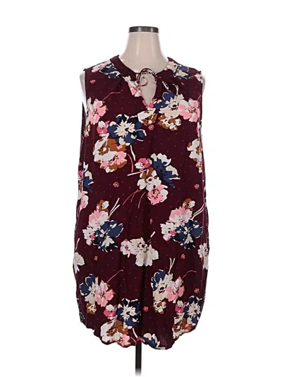 Pre-owned Old Navy Casual Dress In Burgundy