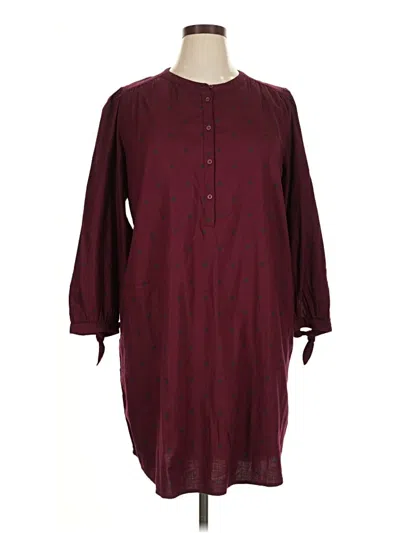 Old Navy Casual Dress In Burgundy
