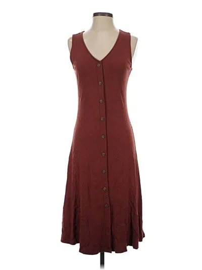 Pre-owned Old Navy Casual Dress In Burgundy