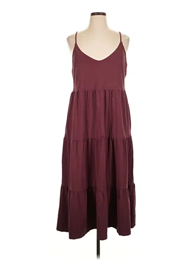 Pre-owned Old Navy Casual Dress In Burgundy