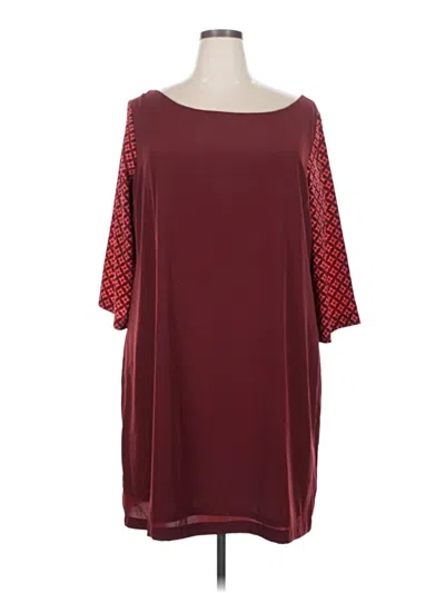 Pre-owned Old Navy Casual Dress In Burgundy