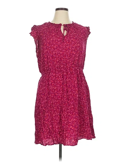 Pre-owned Old Navy Casual Dress In Burgundy